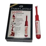 faber-castell w-20 tahta kalem mürekkebi kırmızı 10 lu 5050254321000 (1 paket 10 adet) - YOk