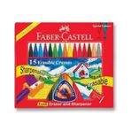 Faber-Castell Wax Crayon 15'li Çok Renkli Pastel Boya