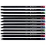Faber-Castell Yayınları Faber Naturel Silgili Yuvarlak Kurşun Kalem Siyah Ahşap 12 Li Paket MRKZS41877