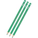 Faber-Castell Yeşil Kalem Kopya 3 Adet Faber Yeşil Kurşun Kalem Başlık Kalemi 3 Adet - Standart