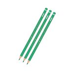 Faber Castell Yeşil Kalem Kopya 3 Adet Faber Yeşil Kurşun Kalem Başlık Kalemi 3 Adet