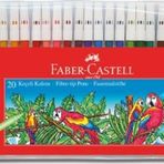 Faber-Castell Yıkanabilir Keçeli Kalem 20 Renk (5067155120)