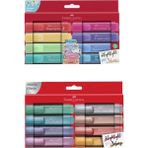Faber Fosforlu Kalem 16ADETLİ Set Metalik ve Pastel Renkler