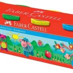 Faber Oyun Hamuru 100G x 4 Klasik Renkler 000010