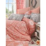 Fabeteks Madam Lili Ranforce Pamuklu Çift Kişilik Nevresim Takımı - 200 x 220 cm - Oranj