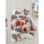Fabeteks Merve Ranforce Pamuklu Çift Kişilik Nevresim Takımı - 200 x 220 cm - Kırmızı