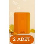 Fabey Kojik Asit Sabunu, Zerdeçal ve Limon İçerikli, Leke Karşıtı, Akne için, Cilt Tonu Eşitleyen, 2'li Paket