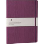 Fabio Ricci Lepidus Kareli Defter 19 x 25 cm Mor