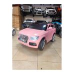 Fable Audi Q-Suv! 12V, Uzaktan Kumandali, Çift Motor, Bluetooth İle Müzik Keyfi, Deri Koltuk Pembe
