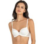 Fabony Basic Tül Çapraz Desteksiz Sütyen 3140 - 85B - Ekru