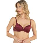 Fabony Basic Tül Çapraz Desteksiz Sütyen 3140 - 85C - Bordo