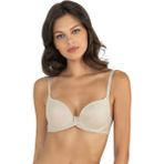 Fabony Basic Tül Çapraz Desteksiz Sütyen 3140 - 85C - Ten