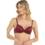Fabony Basic Tül Çapraz Desteksiz Sütyen 3140 - 95B - Bordo
