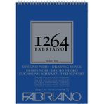 Fabriano 1264 Drawing Black Üstten Spiralli Çok Amaçlı Eskiz Çizim Defteri Siyah Yapraklı 200 Gr. A3 40 Yp.