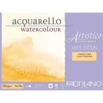 Fabriano Artistico Extra White Cold Pressed 300GR Sulu Boya Blok 20 Sayfa 23X30.5CM - Karışık-Çok Renkli - standart
