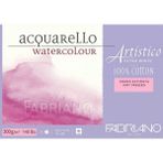 Fabriano Artistico Extra White Hot Pressed 300GR Sulu Boya Blok 15 Sayfa 35.5X51CM - Karışık-Çok Renkli - standart