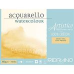Fabriano Artistico Traditional White 300 Gr. - 26 x 36 Suluboya Kağıdı Blok (Soğuk Basım)