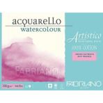 Fabriano Artistico Traditional White Hot Pressed 300GR Suluboya Blok 15 Sayfa 35.5X51CM - Karışık-Çok Renkli - standart