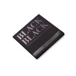 Fabriano Black Black 20 x 20-300 Gr. Siyah Pürüzsüz Yüzeyli Pastel, Kuru Kalem, Markör Kağıdı - Blok