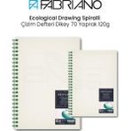 Fabriano Ecological Drawing Spiralli Dikey 70 Yaprak 120 gr Çizim Defteri