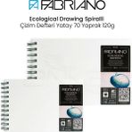 Fabriano Ecological Drawing Spiralli Yatay 70 Yaprak 120 gr Çizim Defteri