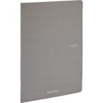 Fabriano : Ecoqua Orginal Tel Zımbalı Çizgisiz Defter : Antrasit : A5 (40 Yaprak - 90 Gr)