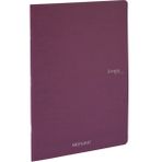 Fabriano : Ecoqua Orginal Tel Zımbalı Çizgisiz Defter : Mor : A5 (40 Yaprak - 90 Gr)