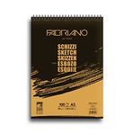 Fabriano Schizzi A3-90 Gr. Doğal İnce Dokulu Eskiz Ve Çizim Kağıdı - Üstten Spiralli - Mikroperforeli