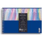 Fabriano Watercolour Cold Pressed 300GR Spiralli Sulu Boya Blok 12 Sayfa 13.5X21CM - Karışık-Çok Renkli - standart
