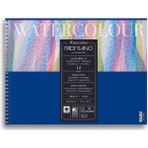 Fabriano Watercolour Cold Pressed 300GR Spiralli Sulu Boya Blok 12 Sayfa 24X32CM - Karışık-Çok Renkli - standart