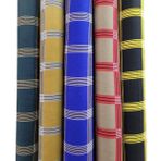 Fabricity - The Yard'dan Rayon Challis Kumaş - 147 cm Genişlik - Baskılı Damalı Tasarım (Mavi, 2 Yard)