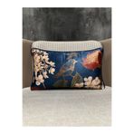 Fabricland 9372-lacivert Dikdörtgen (50x30 cm) Kırlent Kılıfı