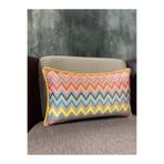 Fabricland İthal Ipek Kadife Chevron 8081 Dikdörtgen (50x30 cm) Kılıf