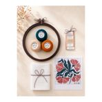 fabricorg Etamin - Kanaviçe Başlangış Seti KARANFİL ( SET-3 )