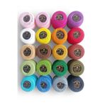 fabricorg No:12 Cotton Like Etamin - Kanaviçe 20'li Nakış Ipliği Seti-1 (6 Gr)