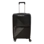 Fabrika 5003126100 FAB-5239 Büyük Boy 47x74x26 cm Çekçekli Siyah Unisex Sert Valiz