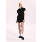 Fabrika 5003327703 Siyah Kadın Lastikli Bel Regular Fit Şort