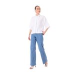 Fabrika Açık İndigo Normal Bel Düz Paça Denim Pantolon, 34, 5003225698, Açık İndigo, Kadın