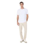 Fabrika Bağlamalı Bel Normal Paça Chino Pantolon, 48, 5003225806, Bej, Erkek