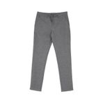 Fabrika Bağlamalı Bel Normal Paça Gri Erkek Chino Pantolon F4WM-PNT 2826