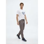 Fabrika Bağlamalı Bel Normal Paça Relaxed Pantolon, 46, 5003328204, Haki, Erkek