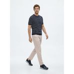 Fabrika Bağlamalı Bel Normal Paça Relaxed Pantolon, 54, 5003328214, Bej, Erkek