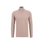 Fabrika Balıkçı Yaka Slim Fit Kazak, XL, 5003270753, Bej Melanj, Erkek