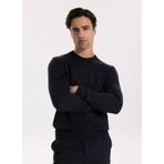 Fabrika Basic Bisiklet Yaka Kazak, M, F5WM-KZK 2556, Lacivert, Erkek