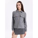 Fabrika Basic Ceket, 34, 5003155581, Gri, Kadın