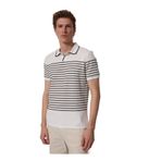 Fabrika Basic Çizgili Polo T-Shirt PORTER, 2XL, 5002976090, Beyaz, Erkek
