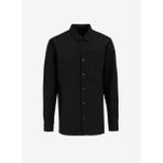 Fabrika Basic Gömlek Yaka Düz Siyah Erkek Gömlek F4WM-GML 2579 - XL