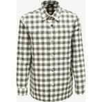 Fabrika Basic Gömlek Yaka Ekose Haki Erkek Gömlek F3WM-GML170 - XL