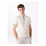 Fabrika Basic Jakarlı Kazak, XL, 5003080390, Kırık Beyaz, Erkek