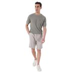 Fabrika Basic Keten Karışımlı Bermuda Şort, S, 5003225823, Bej, Erkek